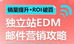 销量提升•ROI破百 独立站EDM邮件营销攻略，如何通过邮件营销每年获得100万美金销售额!-瀚宇网创