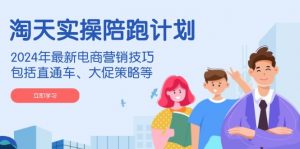 淘天实操陪跑计划，2024年最新电商营销技巧，包括直通车、大促策略等-瀚宇网创