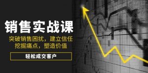 销售实战课,突破销售困扰,建立信任,挖掘痛点,塑造价值,轻松成交客户-瀚宇网创
