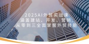 2025AI外贸实战课：涵盖建站、开发、营销, 从零到三全面掌握外贸技能-瀚宇网创