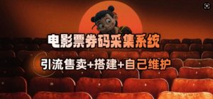 电影票券码采集系统_从商户放单转型做抢单达人-瀚宇网创