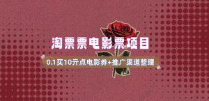 电影票无门槛券推广_0.1亓买10亓无门槛+渠道入口(v1.0版教程)-瀚宇网创