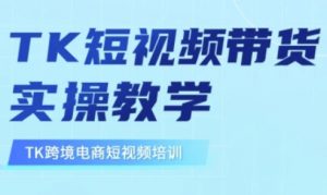 东南亚TikTok短视频带货,TK短视频带货实操教学-瀚宇网创