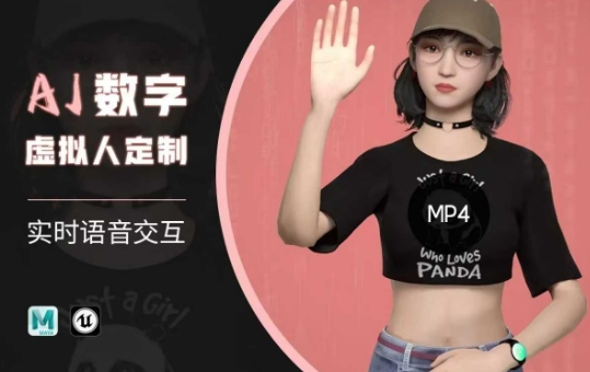 Ai数字人虚拟(智能体)实时语音交互特训营,自行定制超写实角色AI数字人交互技术-瀚宇网创