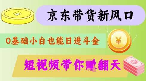 最新京东短视频带货代运营秘籍,轻松躺挣【揭秘】-瀚宇网创