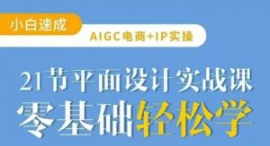 AIGC电商必备实操21节平面设计实战课，教你玩转AI-瀚宇网创