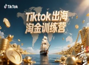 Tiktok出海淘金训练营，跨境电商TK实战变现-瀚宇网创