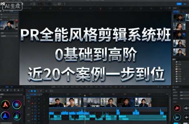 PR全能风格剪辑系统班，0基础到高阶，近20个案例一步到位-瀚宇网创