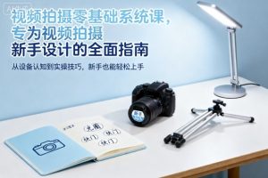 视频拍摄零基础系统课,专为视频拍摄新手设计的全面指南-瀚宇网创