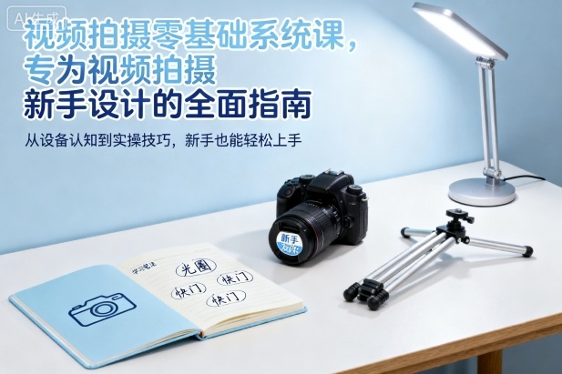 视频拍摄零基础系统课,专为视频拍摄新手设计的全面指南-瀚宇网创
