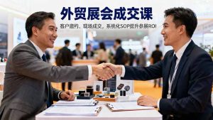 外贸展会成交课，含目标制定、客户邀约、现场成交，系统化SOP提升参展ROI-瀚宇网创