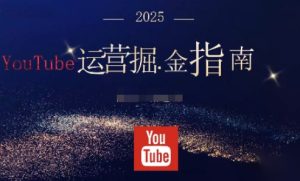 2025油管YouTuBe运营掘金指南,全方位帮你从零搭建油管运营体系-瀚宇网创