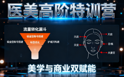 0-1000万医美高阶特训营课程-瀚宇网创