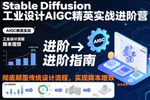 Stable Diffusion工业设计AIGC精英实战进阶营，彻底颠覆传统设计流程，实现降本增效-瀚宇网创