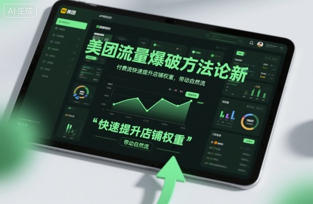 美团流量爆破方法论,付费流快速提升店铺权重,带动自然流-瀚宇网创