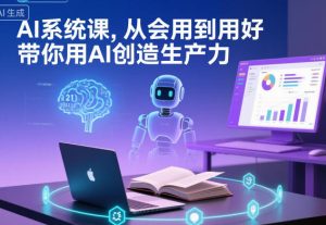 AI系统课,从会用到用好,带你用AI创造生产力-瀚宇网创