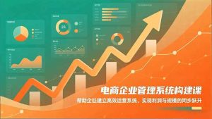 电商企业管理系统构建课:帮助企业建立高效运营系统,实现利润与规模的同步跃升-瀚宇网创