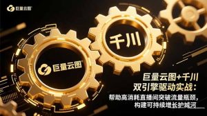 巨量云图+千川双引擎驱动实战：帮助高消耗直播间突破流量瓶颈，构建可...-瀚宇网创