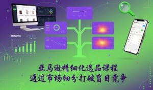 亚马逊精细化选品课程，通过市场细分打破盲目竞争-瀚宇网创
