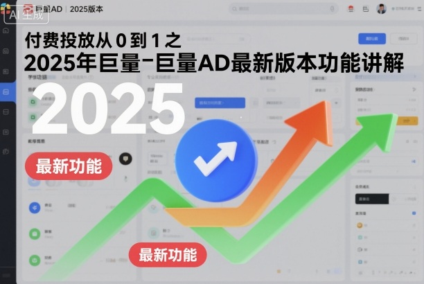 付费投放从0到1之2025年巨量AD最新版本功能讲解-瀚宇网创