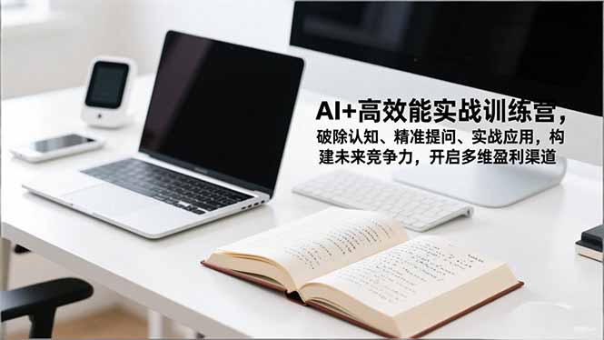 AI+高效能实战训练营，破除认知、精准提问、实战应用，构建未来竞争力，开启多维盈利渠道-瀚宇网创