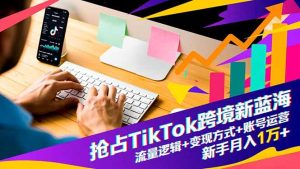 抢占TikTok跨境新蓝海：流量逻辑+变现方式+账号运营，新手月入1万+-瀚宇网创
