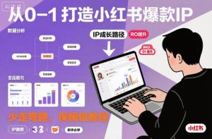 从0-1如何打造一个小红书爆款IP，少走弯路，保姆级教程-瀚宇网创