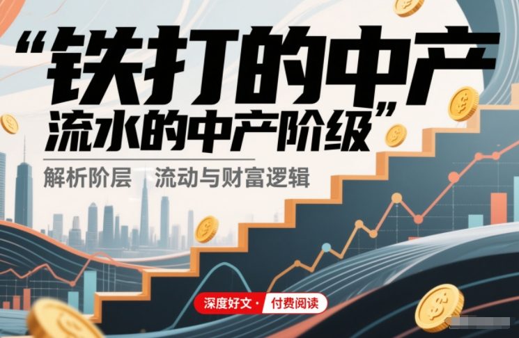 付费文章：铁打的中产，流水的中产阶级-瀚宇网创