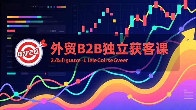 外贸B2B独立获客课，Facebook主页搭建、消息互动广告、精准定位，打造高询盘系统-瀚宇网创