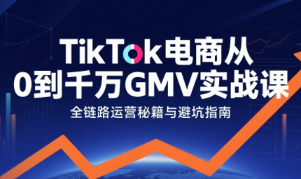 三千老师·TikTok电商从0到千万GMV实战课(更新)-瀚宇网创
