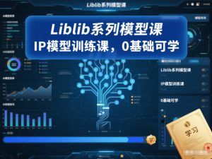 Liblib系列模型课，IP模型训练课，0基础可学-瀚宇网创