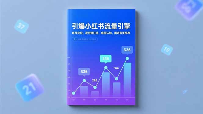 引爆小红书流量引擎，账号定位、视觉锤打造、底层认知，撬动首页推荐-瀚宇网创