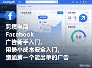 跨境电商Facebook广告新手入门,用最小成本安全入门,跑通第一个能出单的广告-瀚宇网创