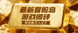 冒险岛游戏搬砖 一组账号月利润9000+-瀚宇网创