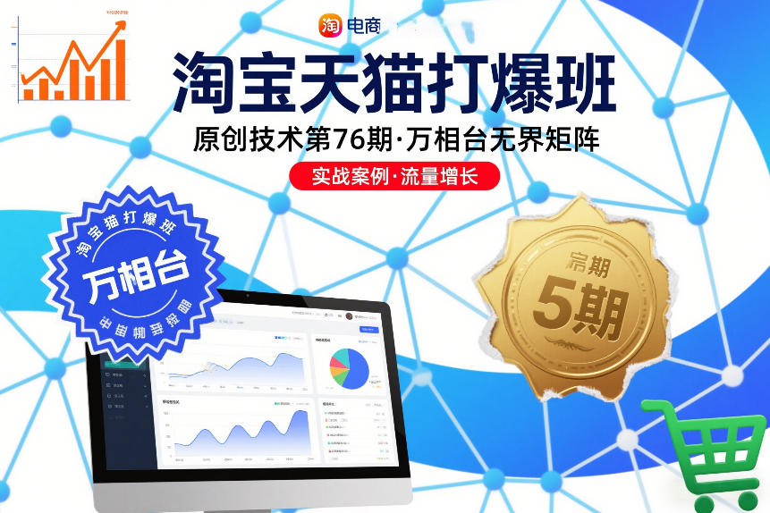 淘宝天猫打爆班原创技术第76期，万相台无界矩阵-瀚宇网创