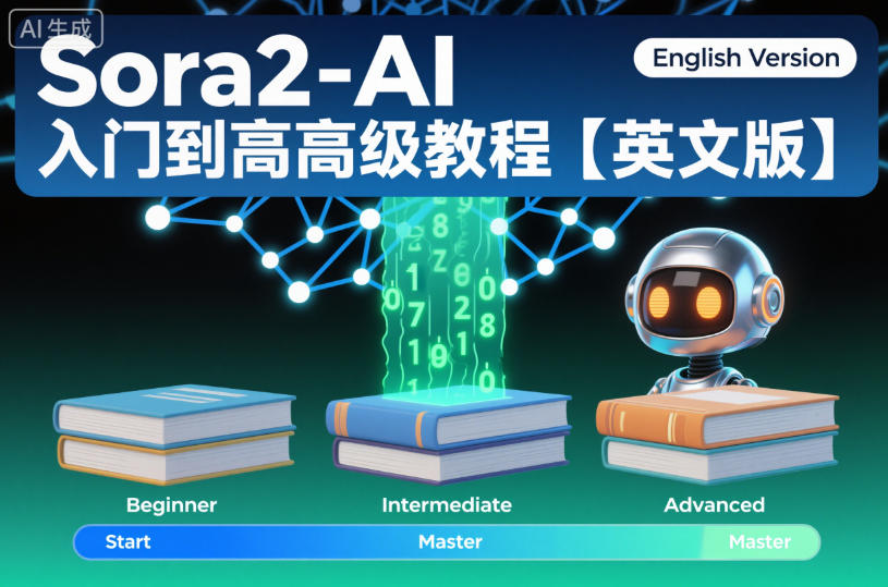 Sora2-AI入门到高级教程【英文版】-瀚宇网创