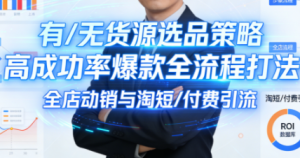 子鹏讲电商·淘宝私家班(更新12月)-瀚宇网创