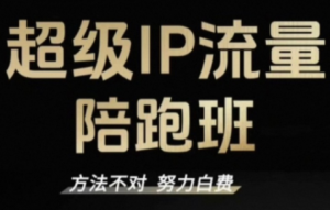 阿昱老师·超级IP流量陪跑班-瀚宇网创