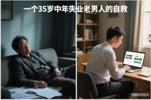 付费文章:一个35岁中年失业老男人的自救-瀚宇网创