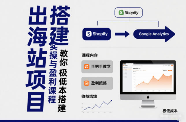小淘出海站项目,搭建实操与盈利课程,手把手教你用极低成本搭建-瀚宇网创