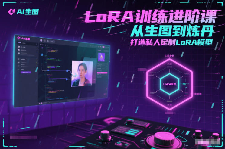LoRA训练进阶课，从生图到炼丹，打造私人定制LoRA模型-瀚宇网创