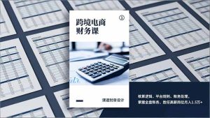 跨境电商财务课，核算逻辑、平台规则、账务处理，掌握全盘账务，胜任高薪岗位月入1.5万+-瀚宇网创