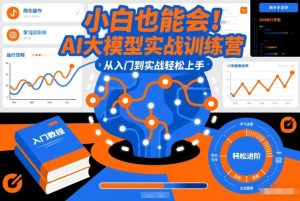 小白也能会！AI大模型实战训练营，从入门到实战轻松上手-瀚宇网创