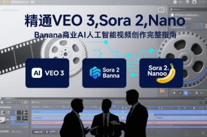 精通VEO 3，Sora 2，Nano Banana商业AI人工智能视频创作完整指南-瀚宇网创