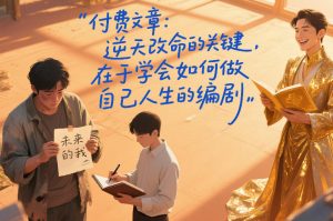 付费文章:逆天改命的关键,在于学会如何做自己人生的编剧-瀚宇网创