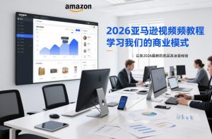 2026亚马逊视频教程，学习我们的商业模式，以及2026最新的选品及运营经验-瀚宇网创