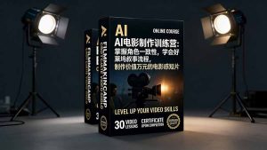 AI电影制作训练营：掌握角色一致性，学会好莱坞叙事流程，制作价值万元的电影感短片-瀚宇网创