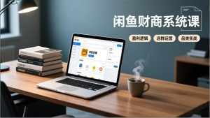 闲鱼财商系统课：从盈利逻辑、店群运营到品类实战，实现稳定月入过万-瀚宇网创