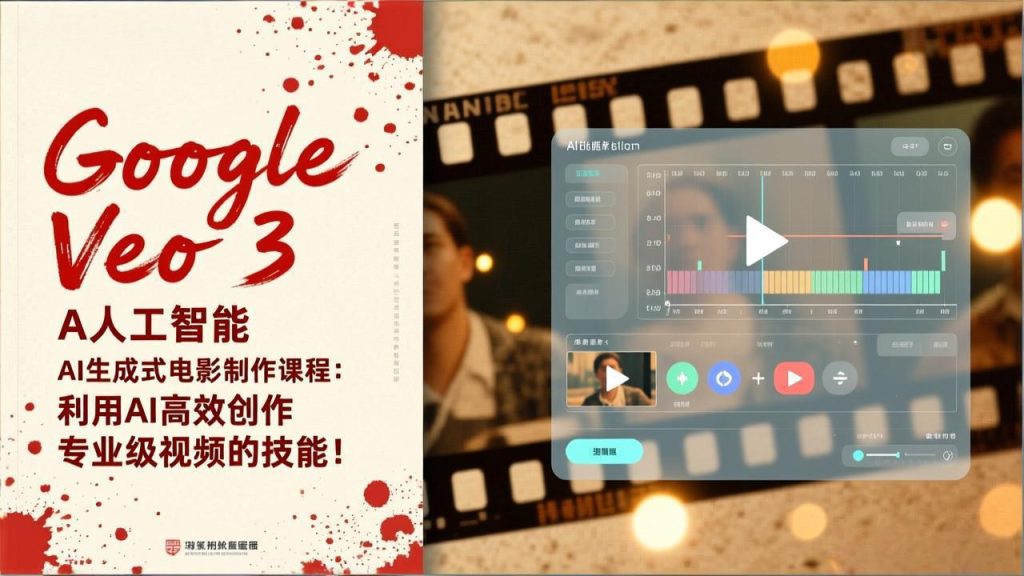 Google Veo 3人工智能AI生成式电影制作课程：利用AI高效创作专业级视频的技能！-瀚宇网创