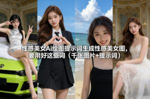 性感美女Ai绘图提示词生成性感美女图,要用好这些词(千张图片+提示词)-瀚宇网创